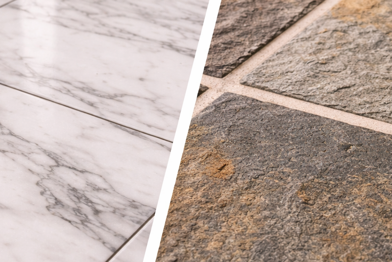 Different types of grout for natural stone