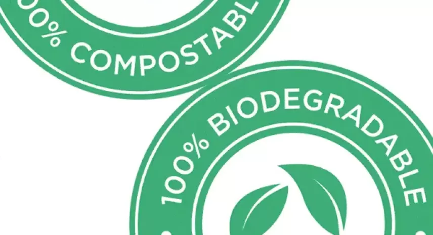 100% Biodegradable and 100% compostable